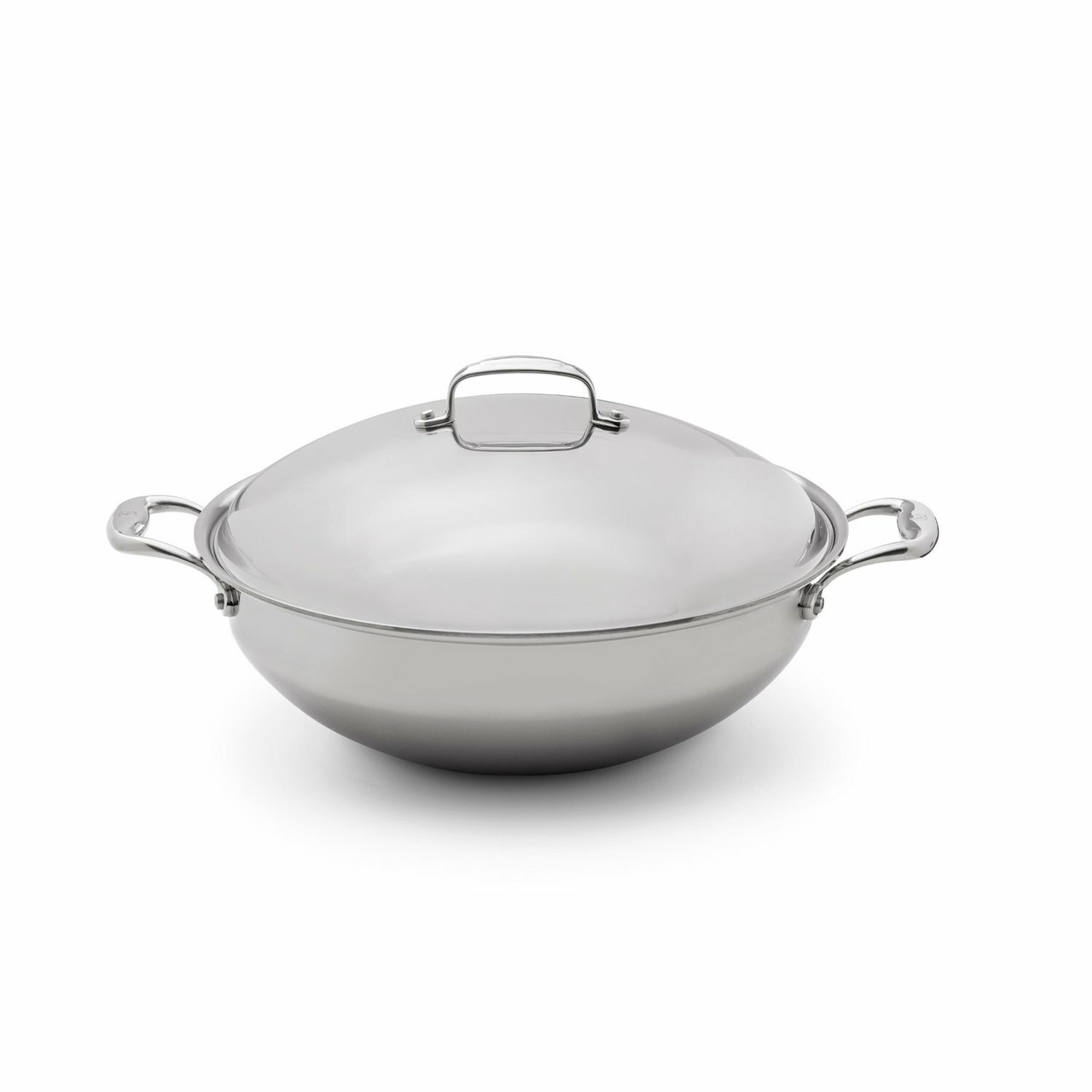 13.5 Stainless Steel French Skillet with Lid, Heritage Steel