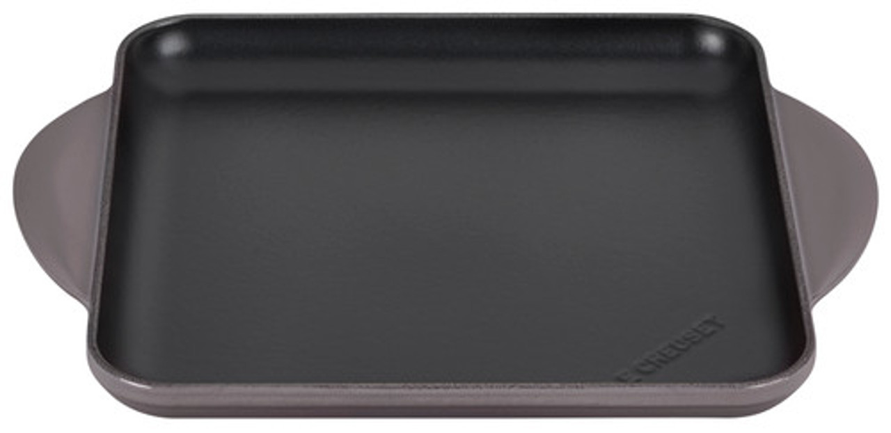 Le Creuset 9.5 Cast Iron Square Griddle Pan - Flame