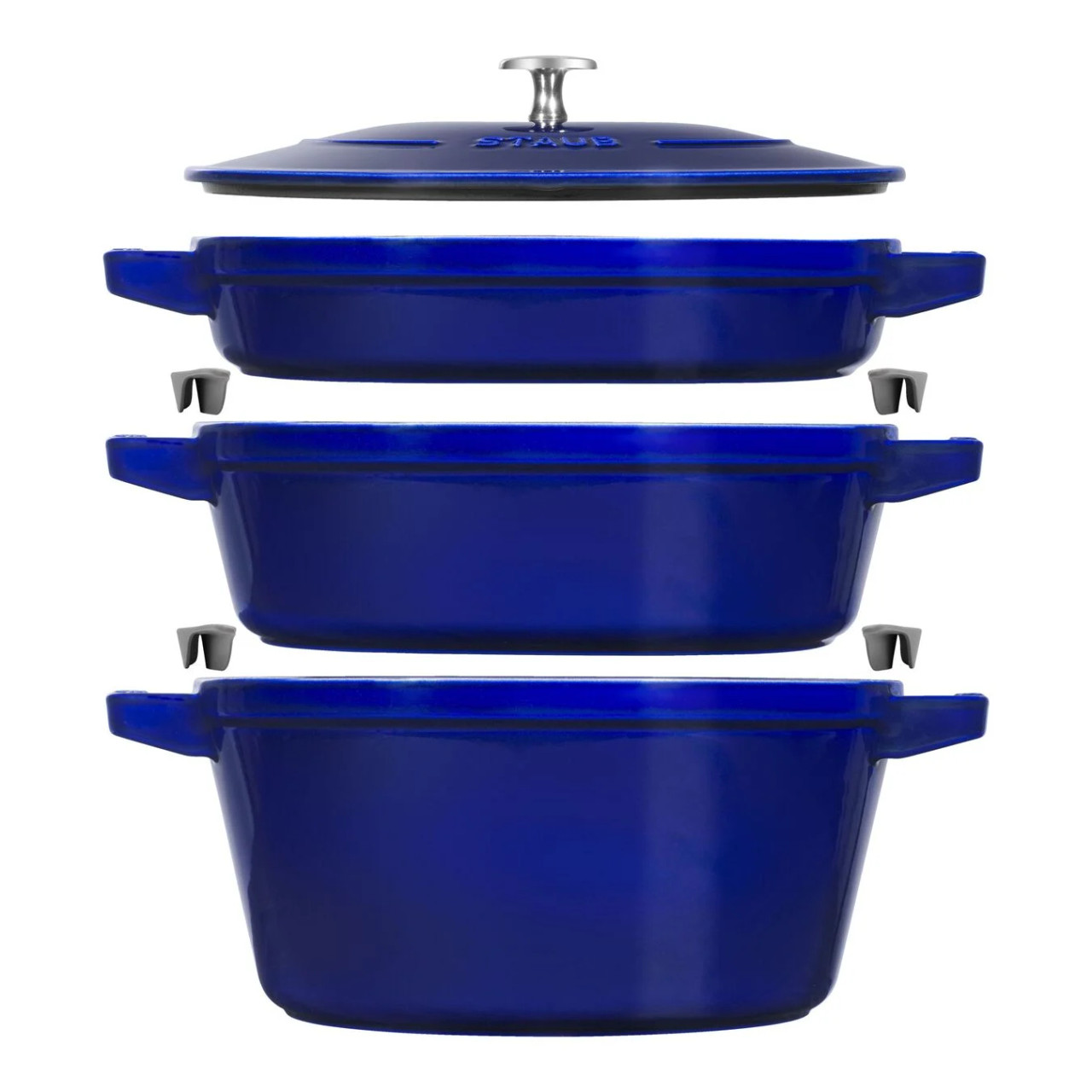 Staub Cast Iron 4-pc Stackable Set - Lilac