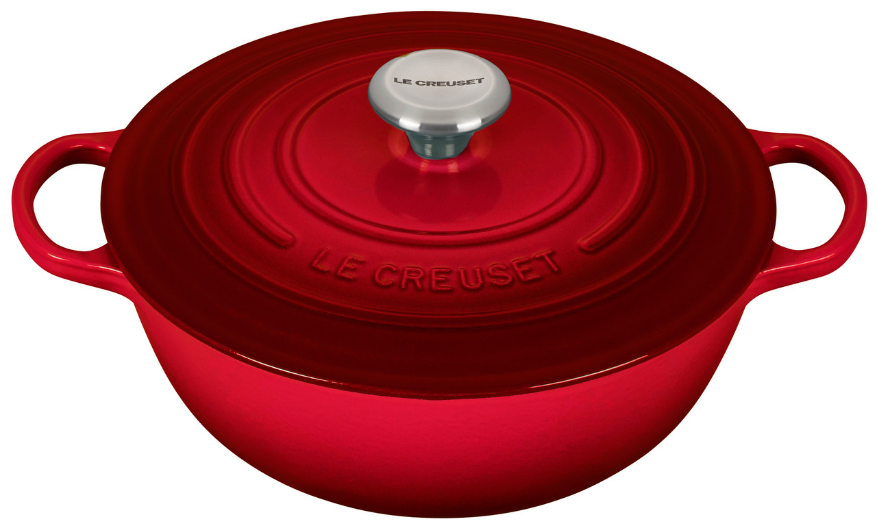 Le Creuset Signature Cast Iron 7.5 qt. Cerise Chef's Oven