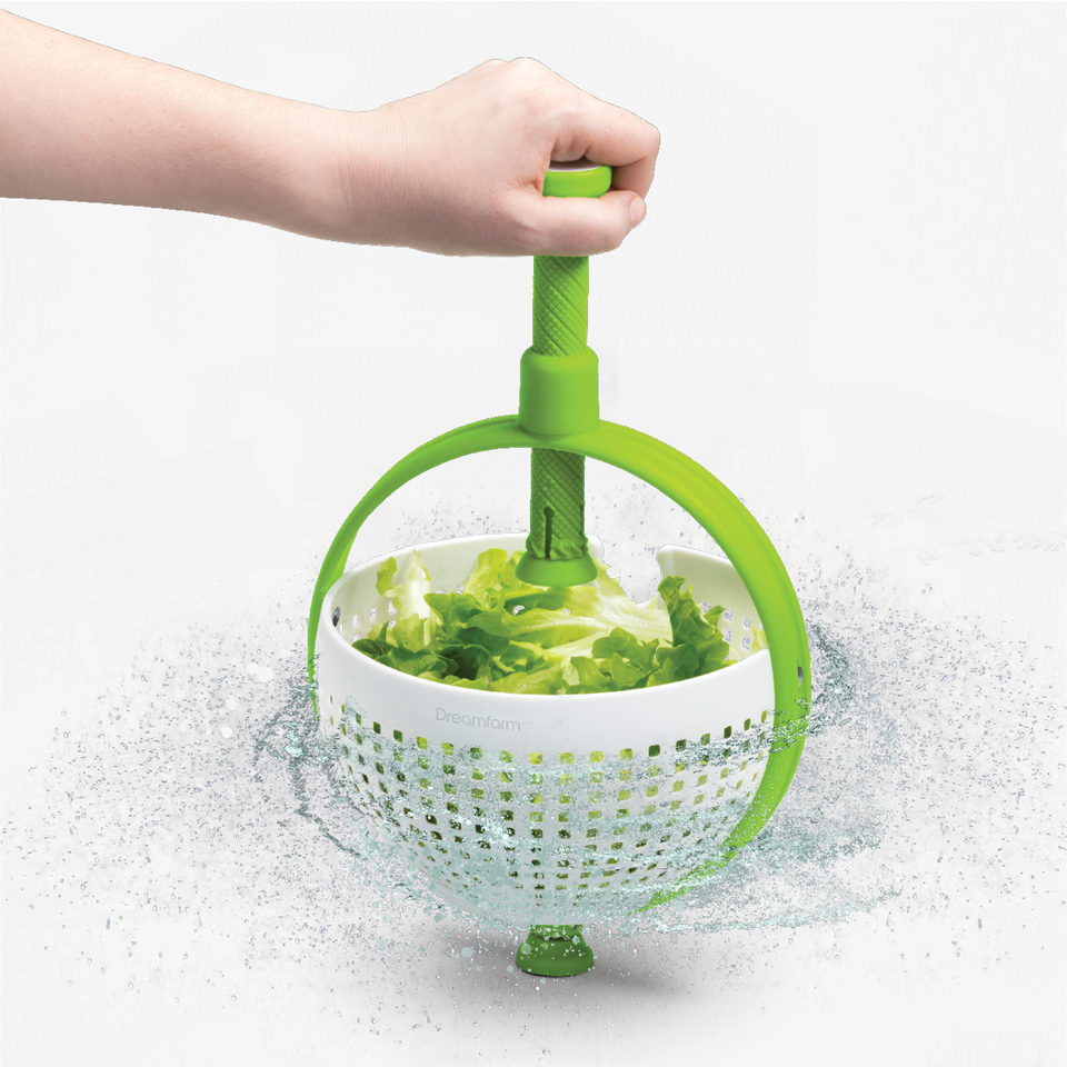 Dreamfarm Spina Colander & Salad Spinner - Thumbnail 4