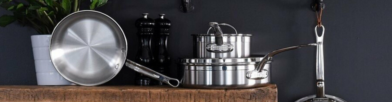 Hestan ProBond Professional Clad 1.5QT Stainless Steel Saucepan