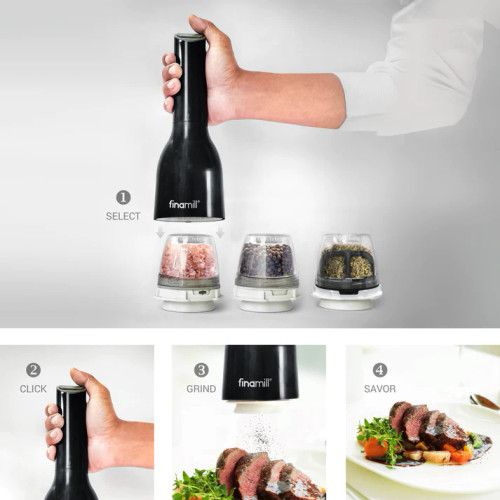 FinaMill: Mill & Spice Grinder - Black FinaMill: Mill & Spice Grinder - Black