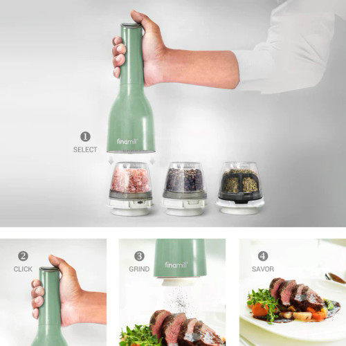 FinaMill: Mill & Spice Grinder - Sage