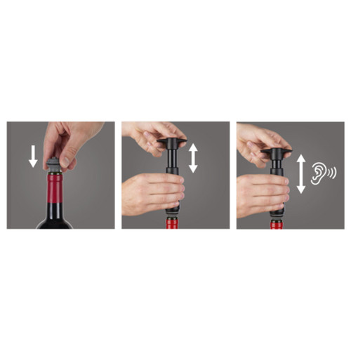 Vacu Vin Wine Saver Set - Black Vacu Vin Wine Saver Set - Black