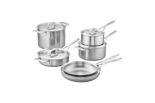 Demeyere Industry5 Stainless Steel 10 Piece Cookware Set