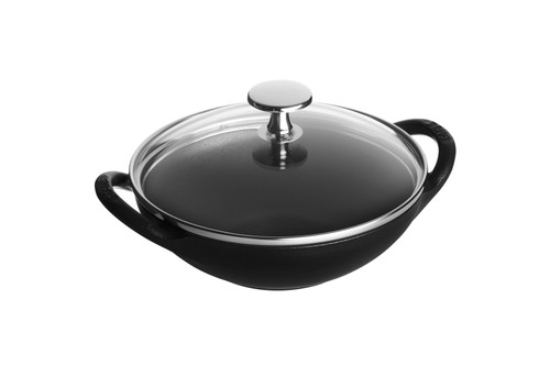 Staub Cast Iron 6-Quart Wok - Matte Black