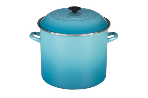 Le Creuset Enamel on Steel 6 qt. Cerise Stock Pot