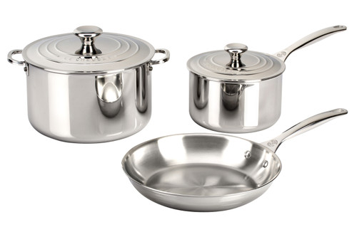 Le Creuset Premium Stainless Steel 5 Piece Cookware Set