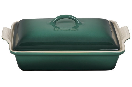 Le Creuset Heritage Stoneware 4 qt. Covered Rectangular Casserole - Artichaut