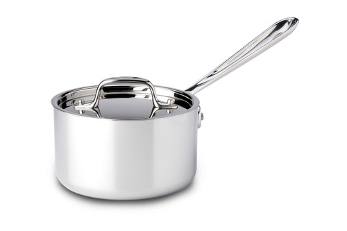 All Clad Stainless Steel Sauce Pan 2 Quart Non-stick