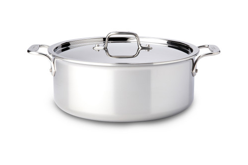 All-Clad Stainless Steel 8 qt. Disc Bottom Multi-Cooker Stock Pot