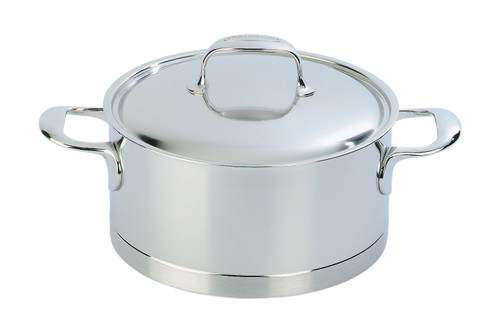 Demeyere Atlantis Stainless Steel 8.9 qt. Casserole Saucepot & Lid