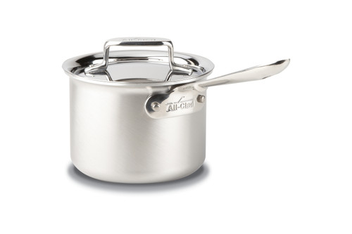 All-Clad d5 Brushed Stainless 2 qt. Sauce Pan with Lid