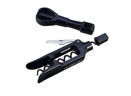 Le Creuset Pocket Model Self-Pulling Corkscrew Black