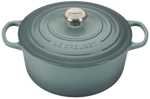 Le Creuset Signature Cast Iron 4.5 qt. Sea Salt Round Dutch Oven