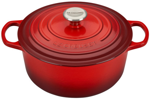 Le Creuset Signature Cast Iron 4.5 qt. Cerise Round Dutch Oven