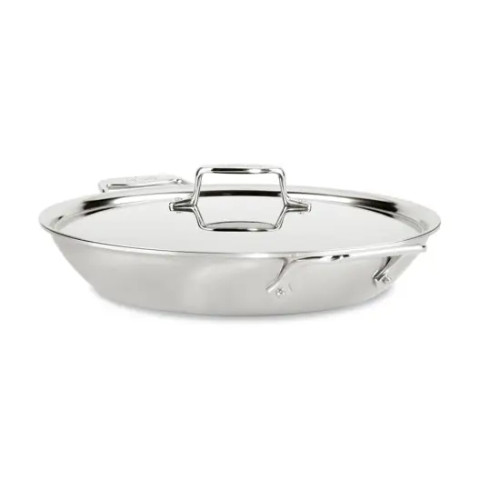 All-Clad d5 Brushed Stainless 4.5 qt. Universal Pan