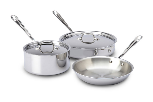 Stainless Steel Cookware Set, 17 Pieces, 1 - Metro Market