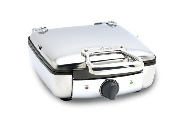 CucinaPro Four Square Belgian Waffle Maker, xl Stainless Steel