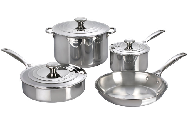 Le Cricket 15-pcs Stainless Steel Cookware Set Clearance Sale