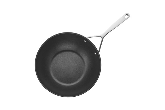 Monfish Deep Frying & Wok Pan Set 12 inch wok & stir fry pan w lid,11 inch  skillet frying pan w lid Non Stick Granite Stone Finish – MONFISH
