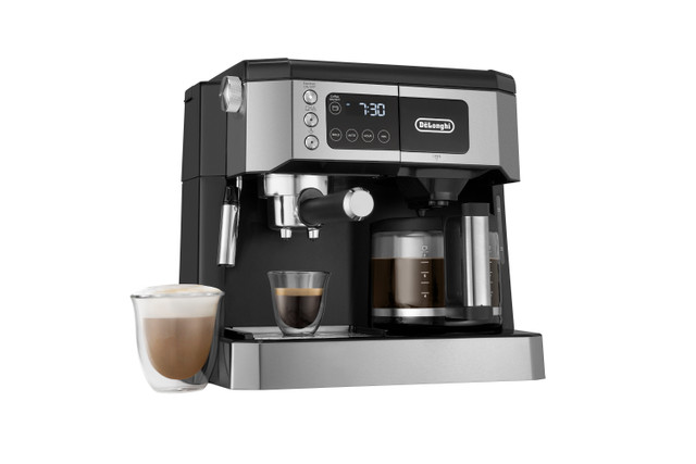 Cafetera express - DE LONGHI ECAM21_117_W, 15 bar, 1450 W, 2 tazas