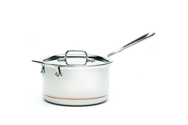 All-clad MC2 Professional Stainless Steel Tri-Ply 2 qt Sauce Pan