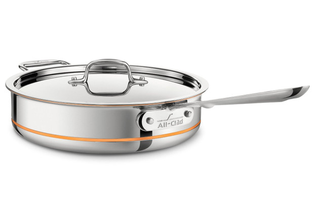 All-Clad d5 Brushed Stainless 3qt Sauce Pan & Lid 8701004135