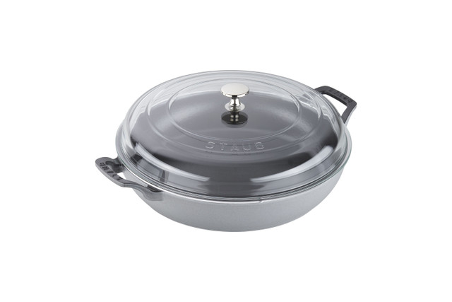 Staub Cast Iron 11-inch Traditional Skillet - Graphite Grey