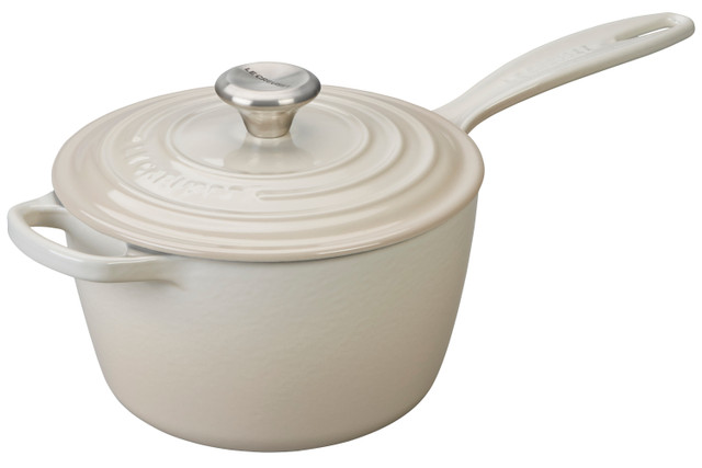 Le Creuset 8 Qt. Enamel On Steel Stockpot (Meringue, 8 Quart)