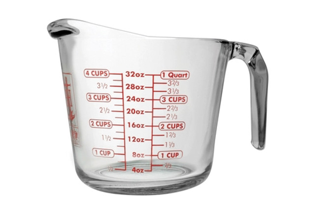 RSVP International Endurance Stainless Steel Oval Measuring Cups, Set of 4, 1/8