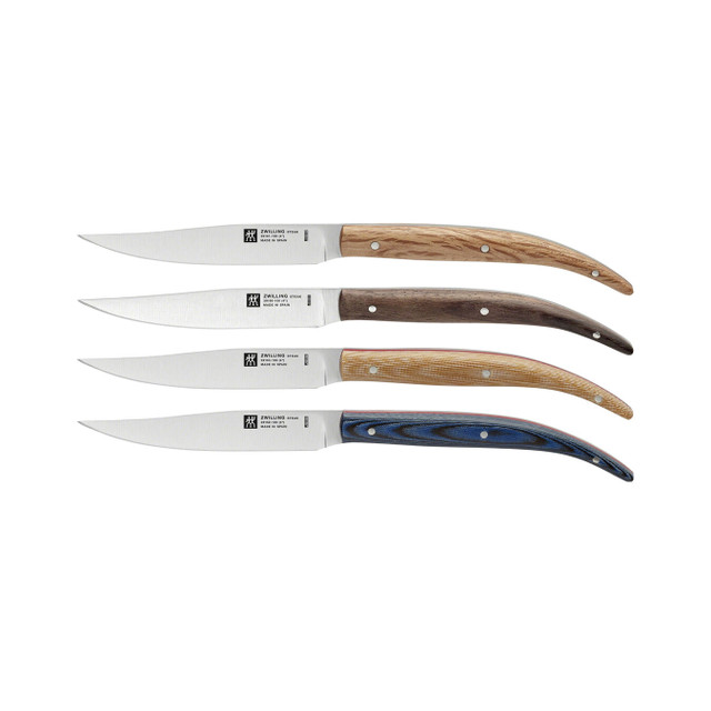 Zwilling J.A. Henckels 4-pc Stainless Steel Serrated Mignon Steak Knife Set