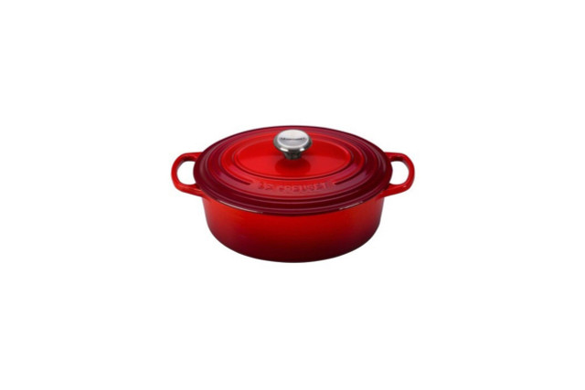 Le Creuset 5qt Signature Oval Dutch Oven - Cerise / Cherry Red