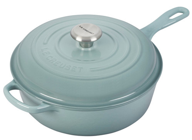 Le Creuset Signature Cast Iron 11-inch Oyster Everyday Pan