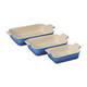 Le Creuset Heritage 3 Piece Rectangular Baking Dish Set - Marseille