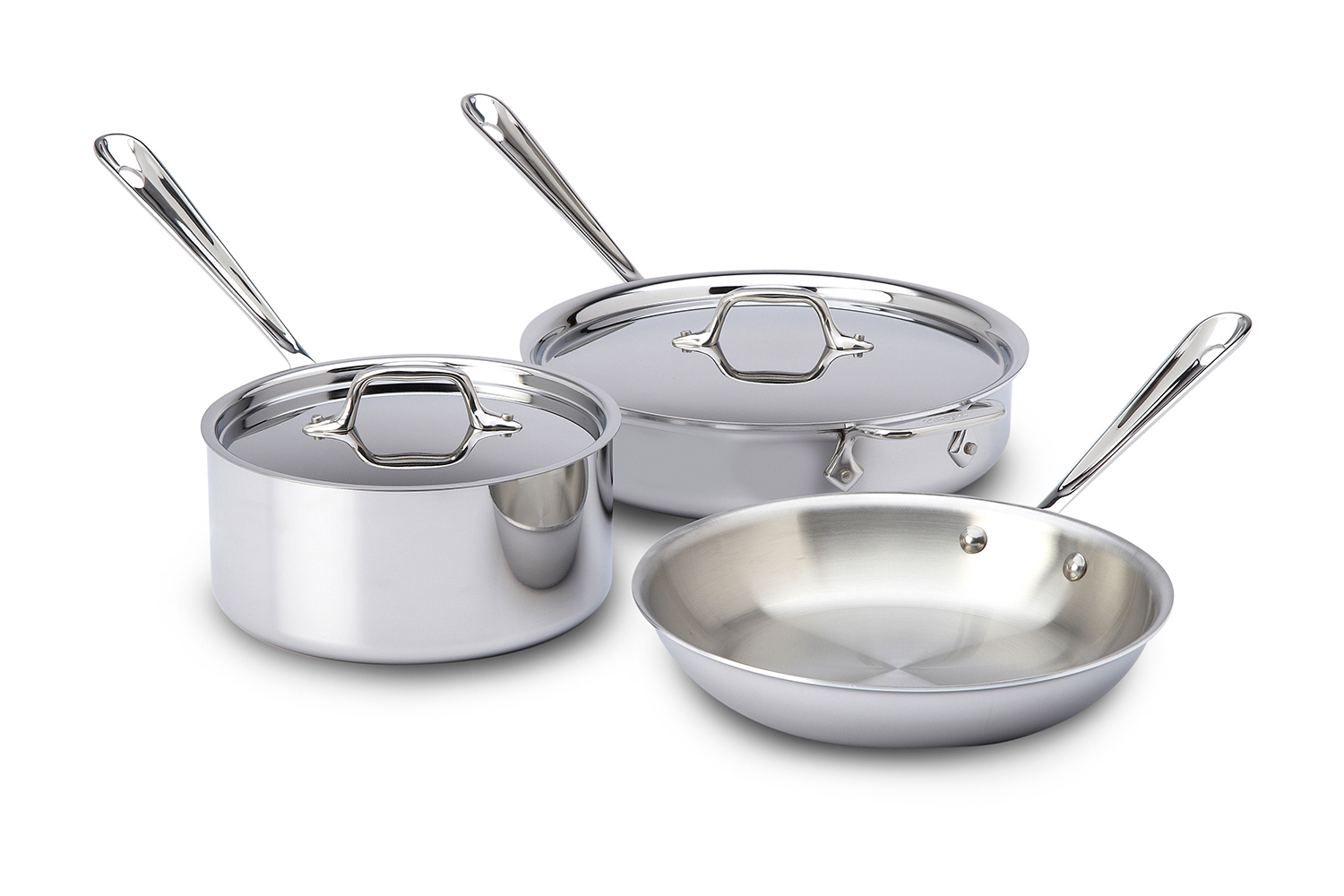 All-clad D3 Stainless Cookware Set Professional Grade, 14-Piece