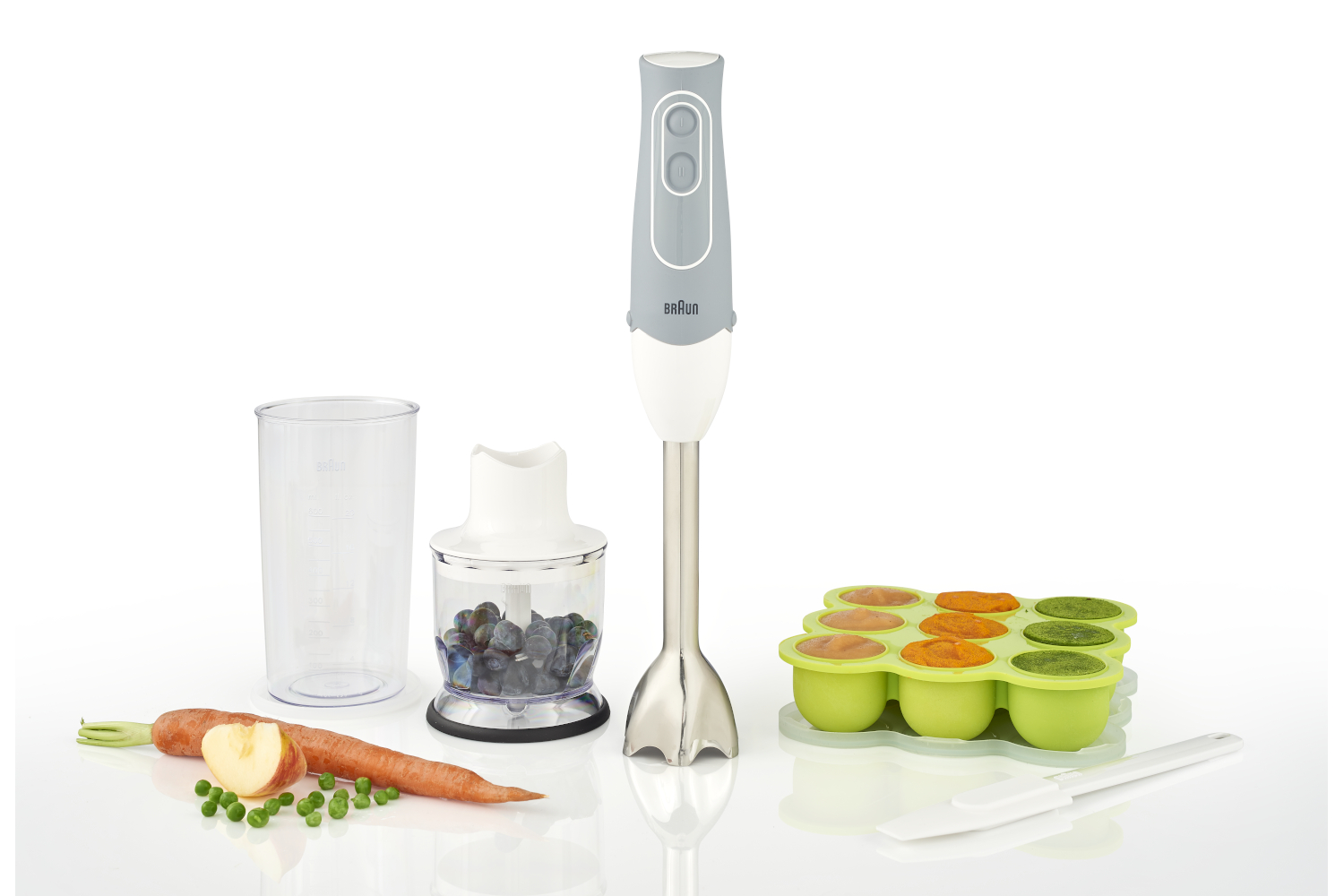 Braun MultiQuick 5 Spiralizer Hand Blender in Stainless