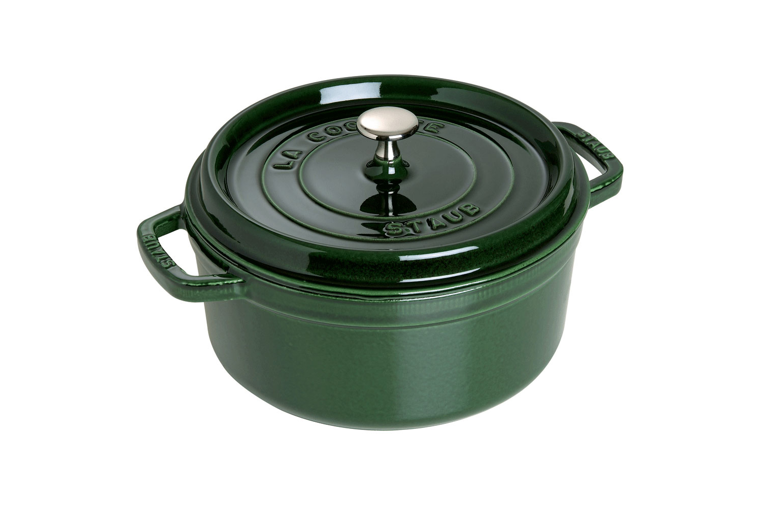 Staub Enameled Cast Iron 7 Quart Round Cocotte in Turquoise