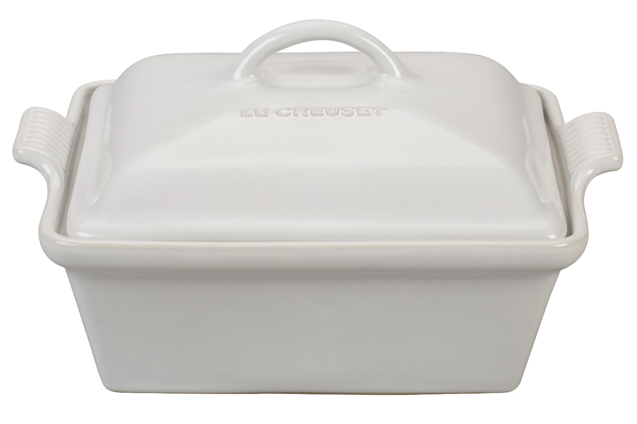 Le Creuset Heritage Stoneware 2.5 Qt. Square Casserole with Lid