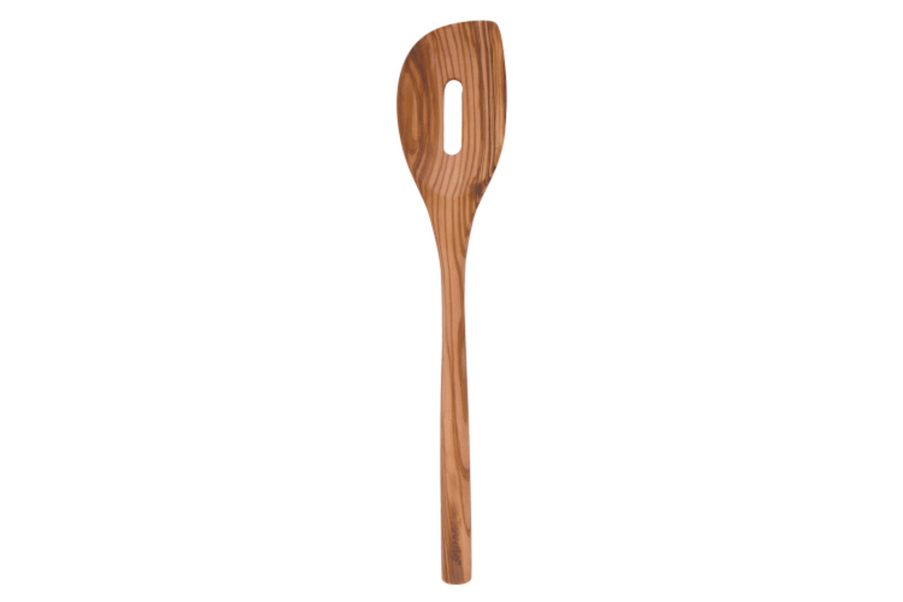 Tovolo Flex-Core Wood-Handled Mini Spatula & Spoonula in Cayenne