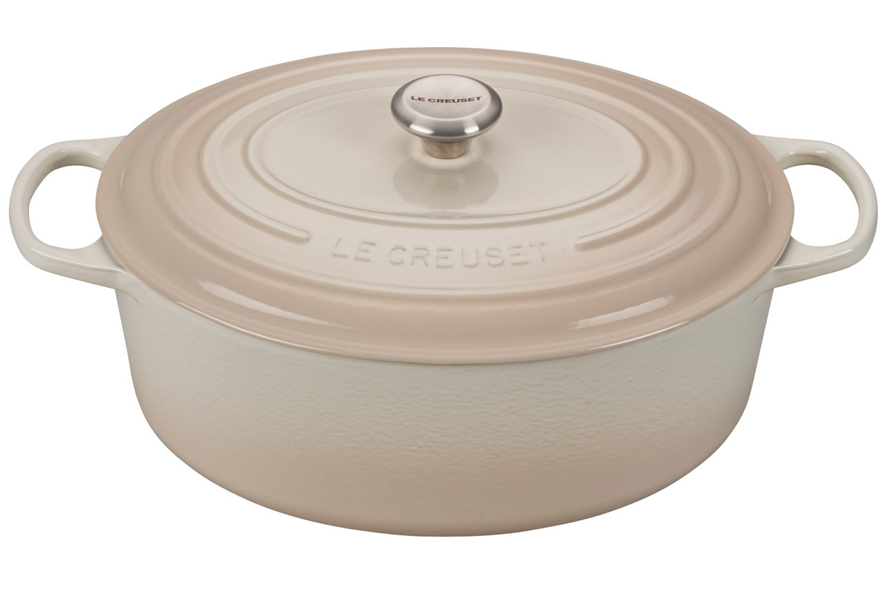 Le Creuset Enameled Cast Iron Signature 5 Quart Oval Dutch Oven in Flame