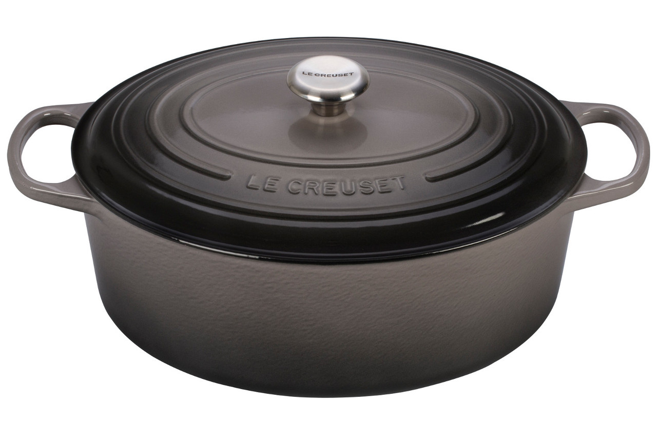 Le Creuset Signature Cast Iron qt Oyster Oval Dutch Oven