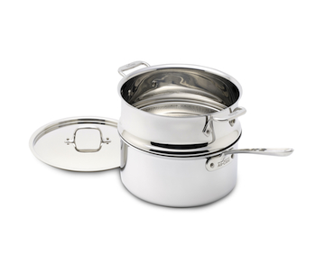 All-Clad d5 Stainless-Steel Steamer Multipot, 3-Qt.