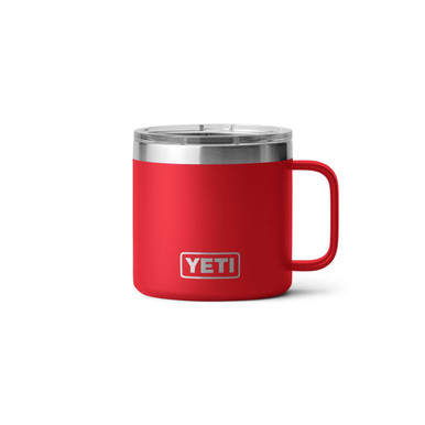 YETI Rambler 14 Ounce Stackable Mug with Magslider Lid - Rescue Red