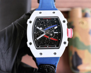 Buy High quality replica Plain jane Richard Mille RM67-02 White Blue Watch (Select colorway) from the best trusted, fake clone swiss designer brand watch website Buy High quality replica Plain jane Richard Mille RM67-02 White Blue Watch (Select colorway) from the best trusted, fake clone swiss designer brand watch website