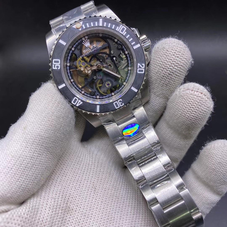 Buy High quality replica Plain Jane Rolex Sub Skeleton from the best trusted, fake clone swiss designer brand watch website