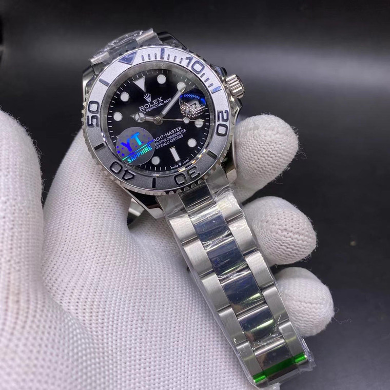 Buy High quality replica Plain Jane Rolex Yatch-Master 40mm from the best trusted, fake clone swiss designer brand watch website