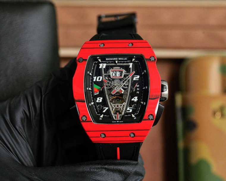 Buy Super clone replica plain jane Richard Mille RM40-01 Mclaren red watch from the best trusted, fake clone swiss designer brand watch website