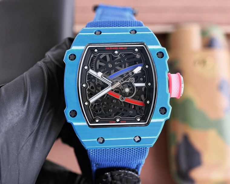 Buy High quality replica Plain jane Richard Mille RM67-02 Blue Watch (Select colorway) from the best trusted, fake clone swiss designer brand watch website